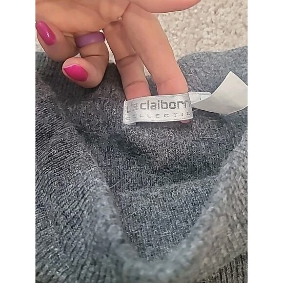 VTG Liz Claiborne 90s Wool Blend Midi Skirt L Classic Teacher Style • EUC - Picture 6 of 7